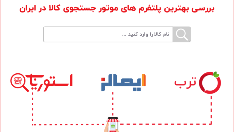 بررسی بهترین پلتفرم های موتور جستجوی کالا در ایران