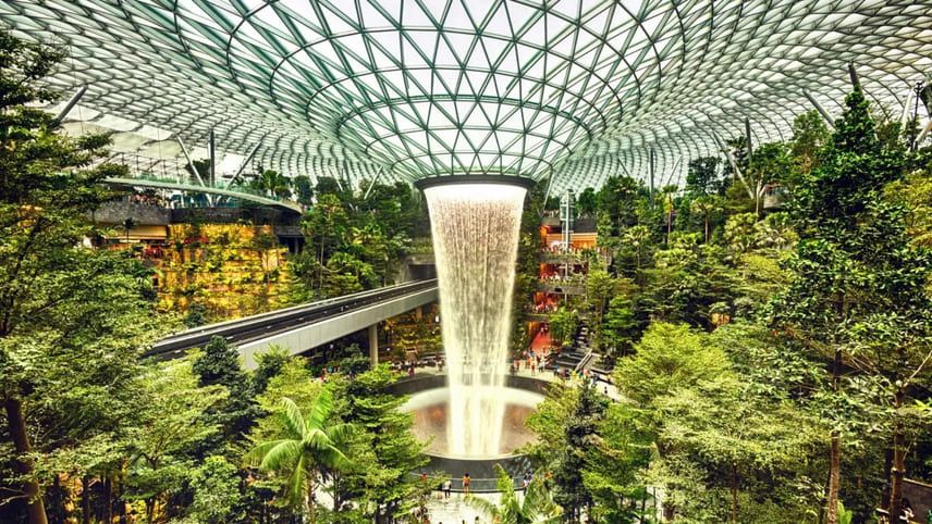 فرودگاه جوئل چانگی (Jewel Changi Airport) - از بهترین جاهای دیدنی سنگاپور