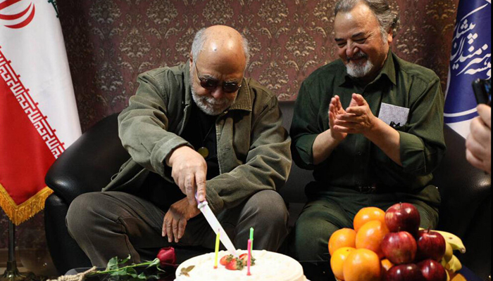 اکبر زنجانپور در تولد 78 سالگی
