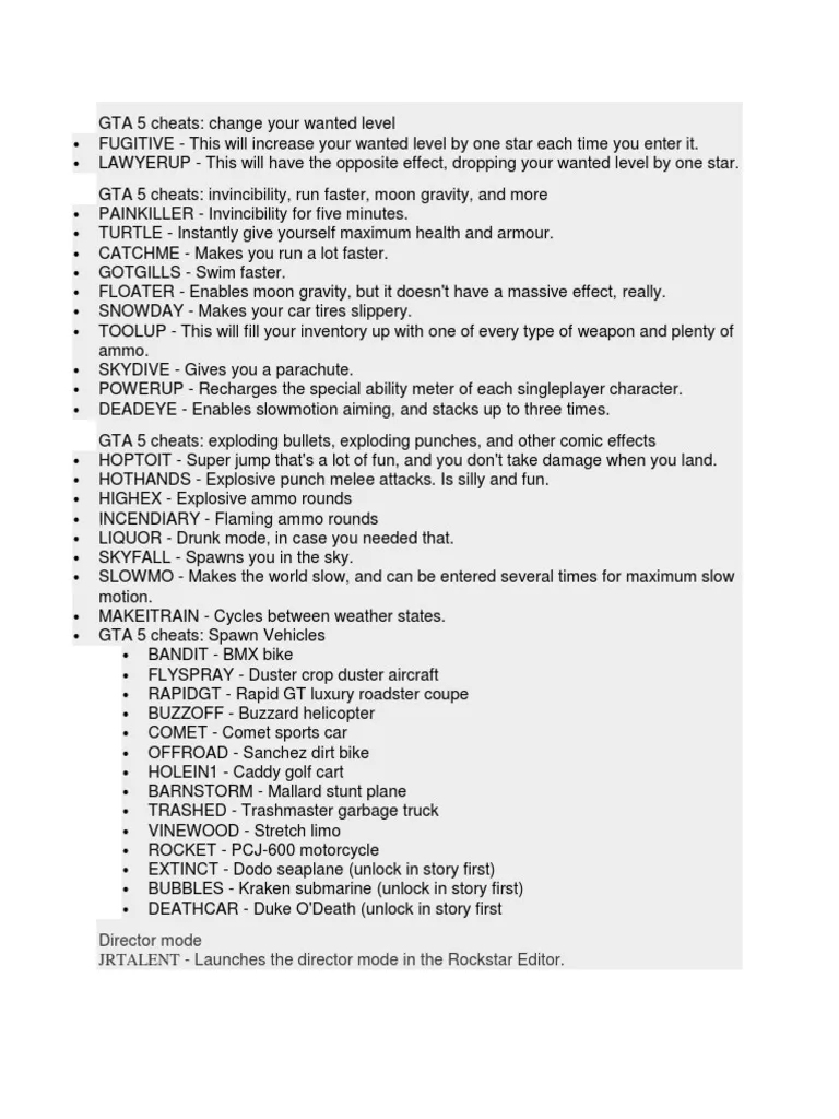 how to deactivate cheat codes in gta 5