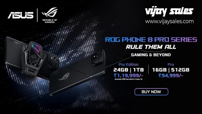 Asus ROG Phone 8 Pro در هند به فروش می رسد