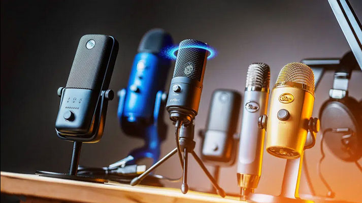 تجهیزات رکورد صدا: انواع میکروفون