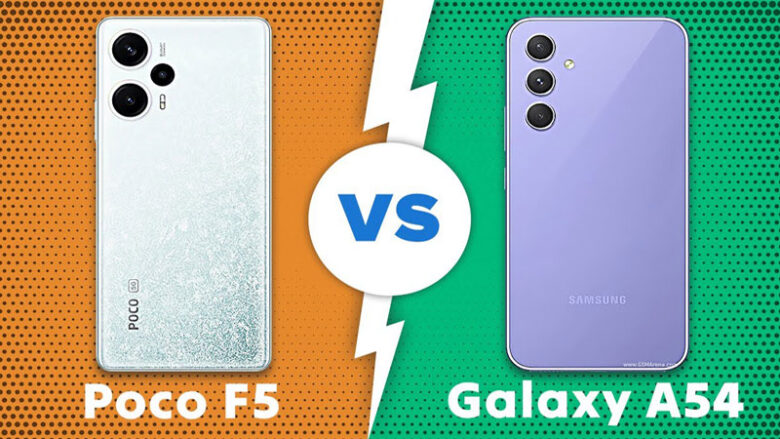 مقایسه پوکو F5 با سامسونگ گلکسی A54