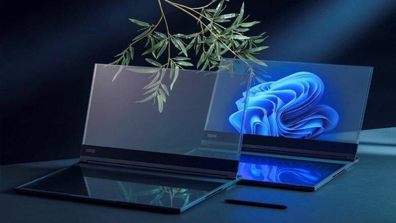 لنوو در نمایشگاه MWC 2024 مفهوم لپ تاپ کاملا شفاف را معرفی می کند