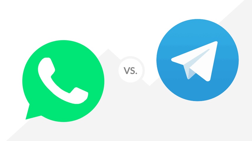 مقایسه واتساپ و تلگرام