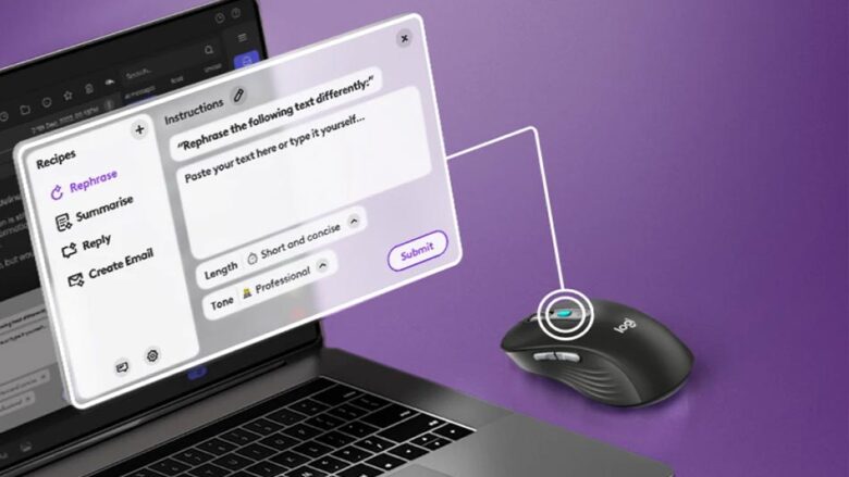 معرفی موس هوش مصنوعی لاجیتک Logitech با دکمه هوش