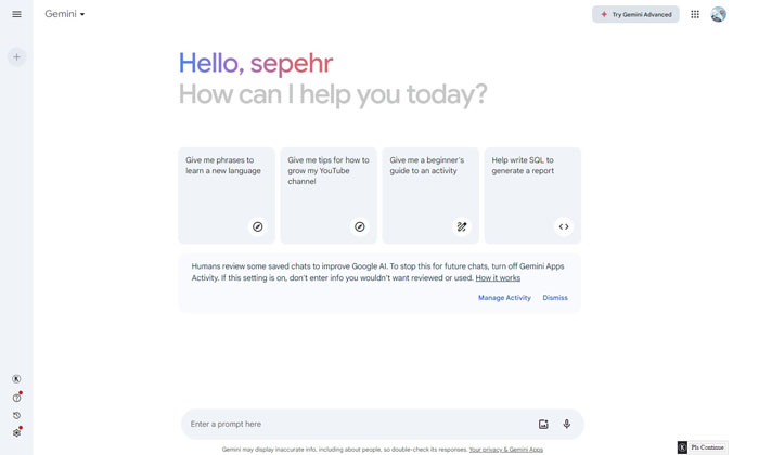 بهترین دستیار هوش مصنوعی رایگان: Google Gemini