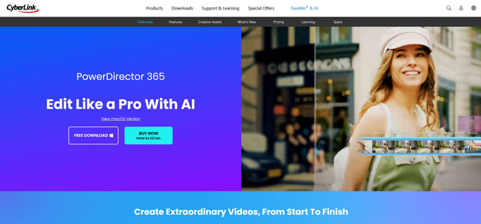 بهترین گزینه ادیت ویدئو: PowerDirector