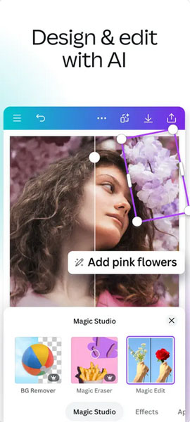طراحی گرافیک با هوش مصنوعی: Canva