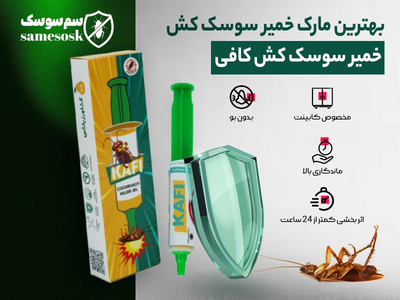 خمیر سوسک کش کافی Kafi : بهترین مارک خمیر سوسک کش